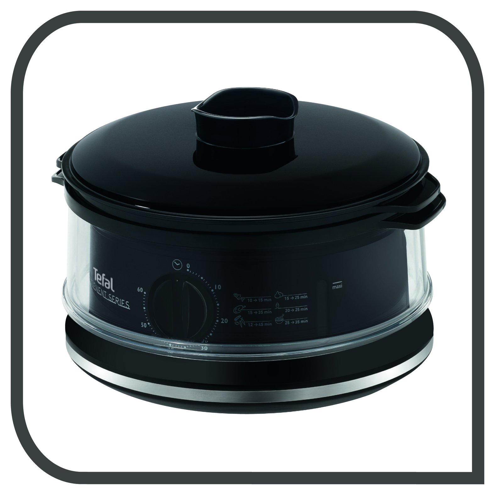 Stoomkoker CONVENIENT SERIES VC140131 6 l, zwart, Tefal