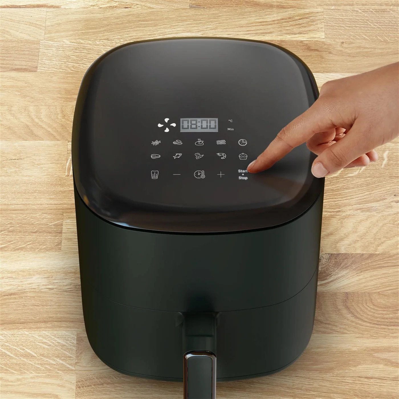 Air fryer EASY FRY MAX EY245310 5 l, groen, Tefal