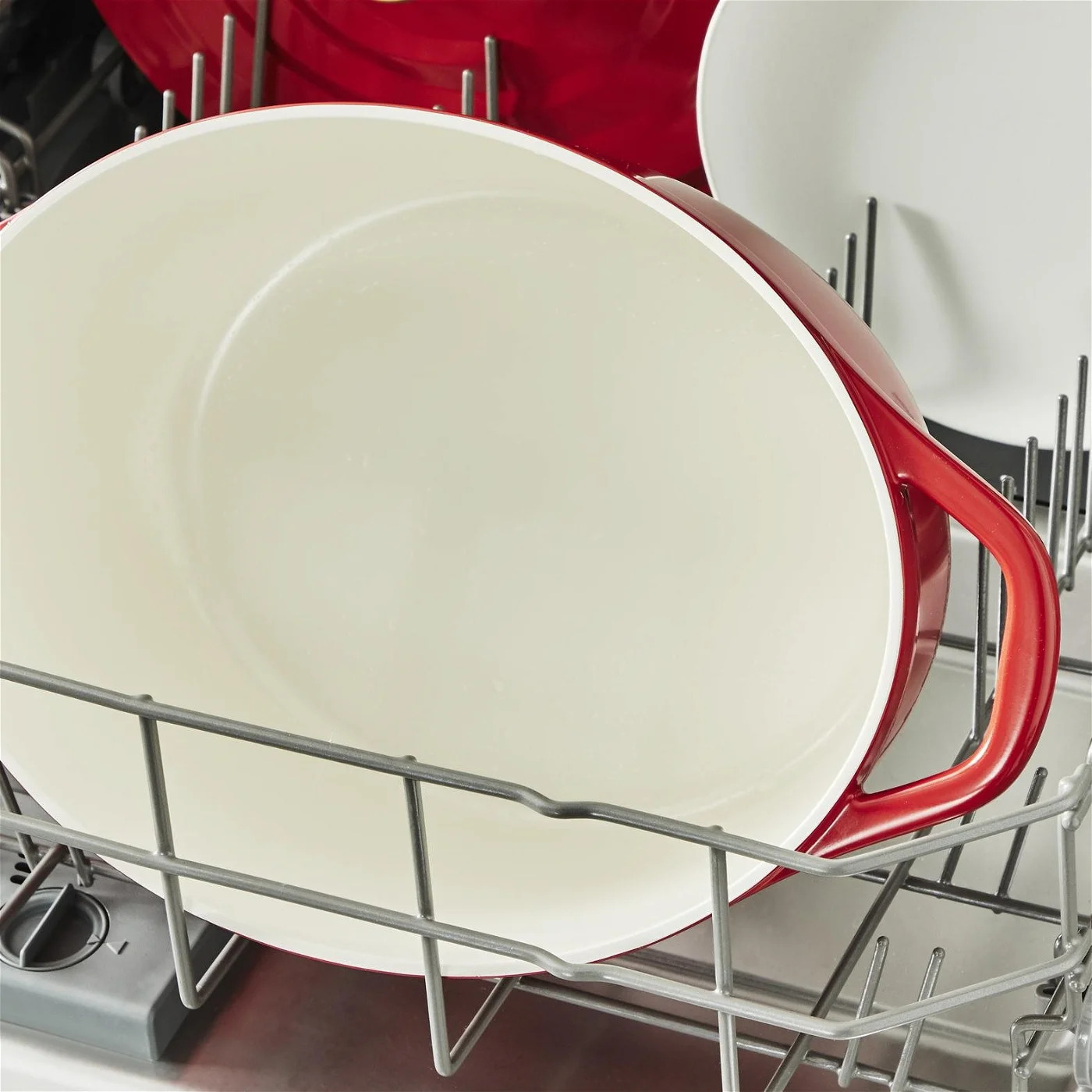 Lage braadpan AIR E2548955 30 x 23 cm, 5,7 l, rood, aluminium, Tefal