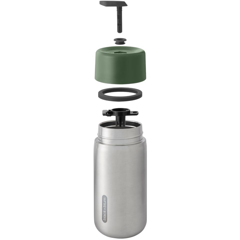 Reisbeker 340 ml, grijs, roestvrij staal, Black+Blum