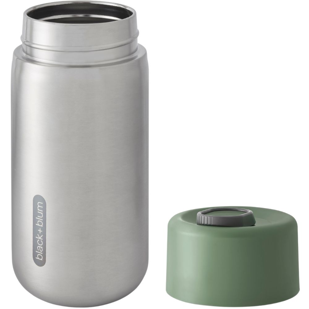 Reisbeker 340 ml, olijf, roestvrij staal, Black+Blum