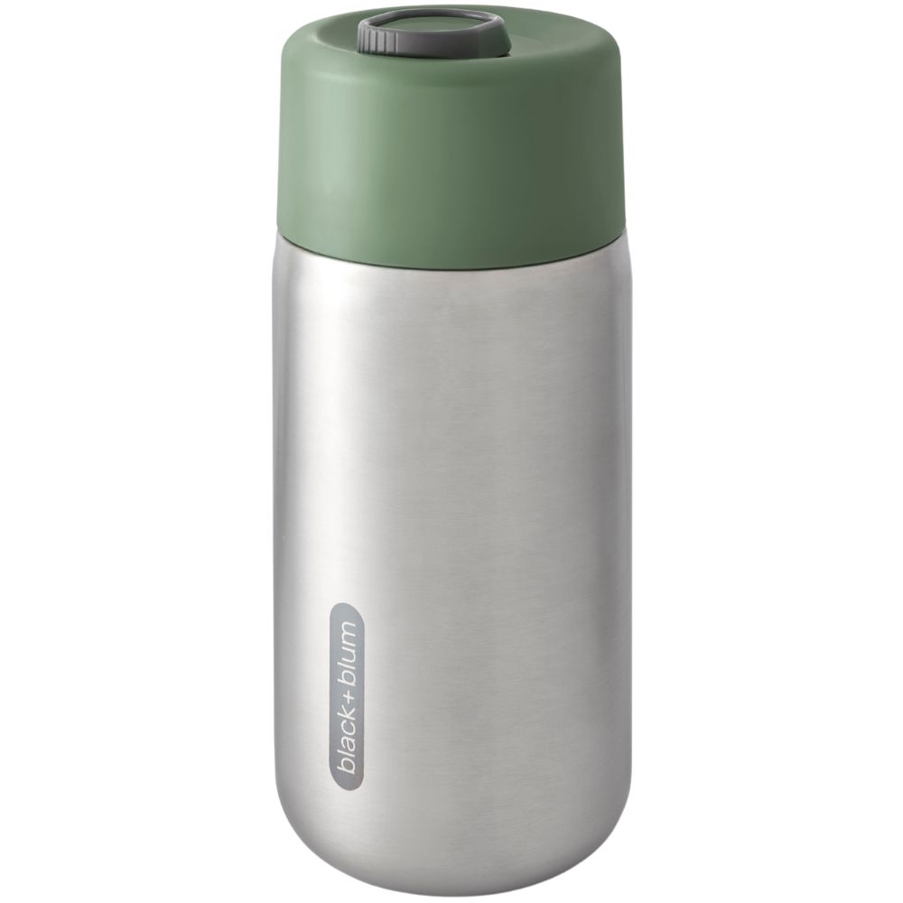Reisbeker 340 ml, olijf, roestvrij staal, Black+Blum