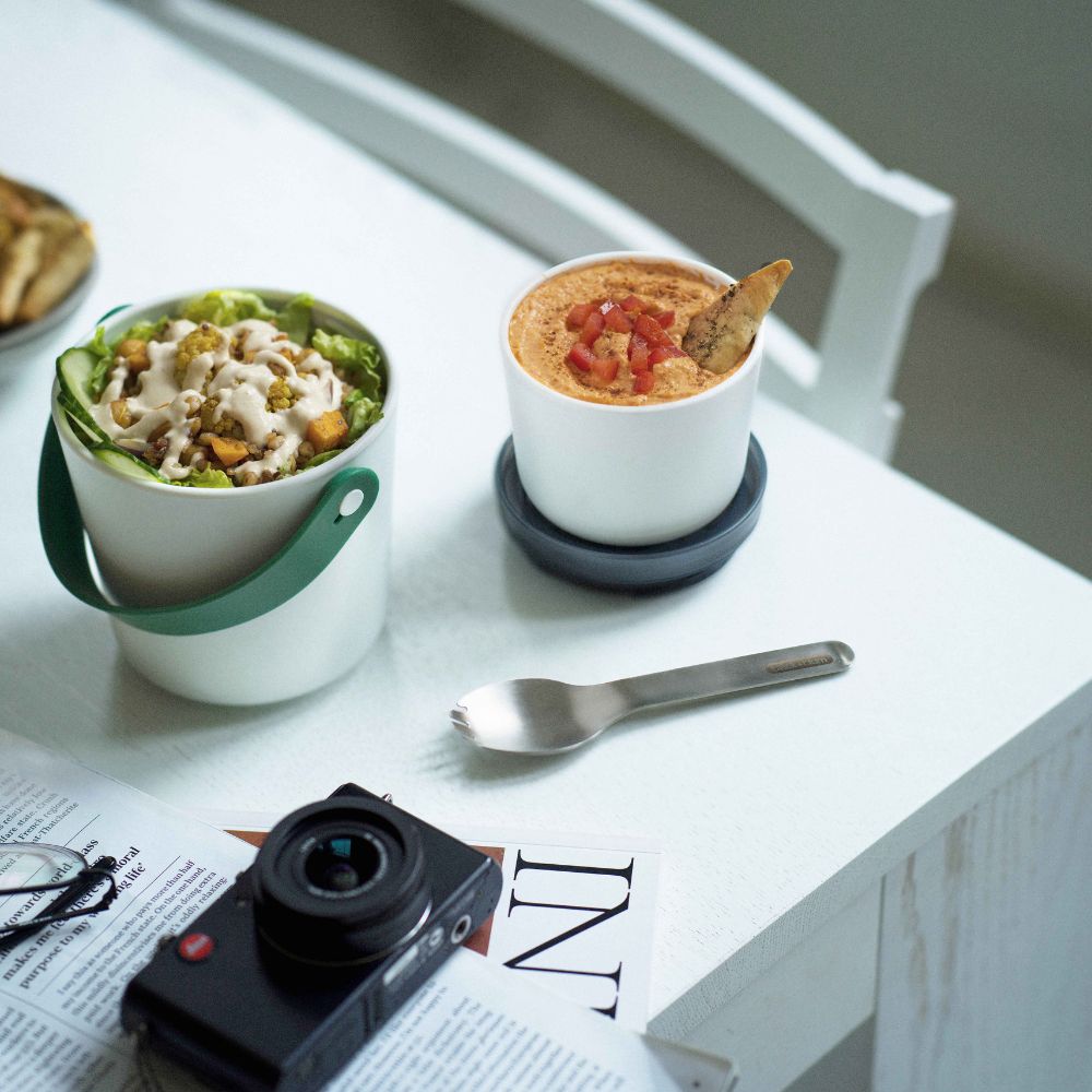 Lunchtrommel LUNCH POT 900 ml, olijf, kunststof, Black+Blum