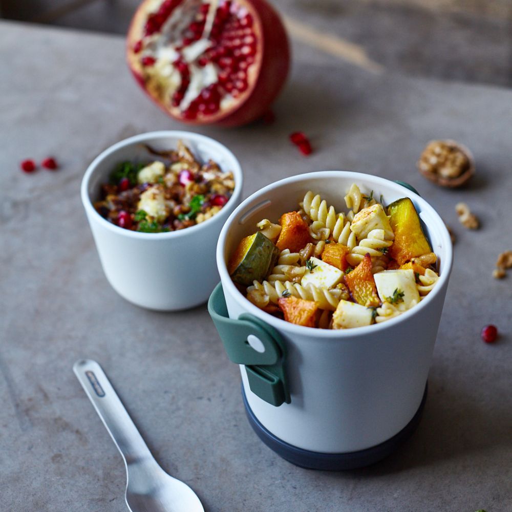 Lunchtrommel LUNCH POT 900 ml, olijf, kunststof, Black+Blum