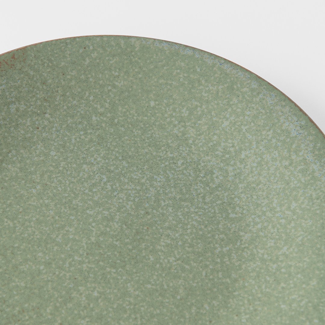 208660 1 jidelni talir green fade 28 cm zelena keramika mij