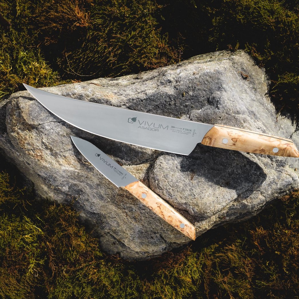 Keukenmes VIVUM 10 cm, staal, bruin, F.DICK