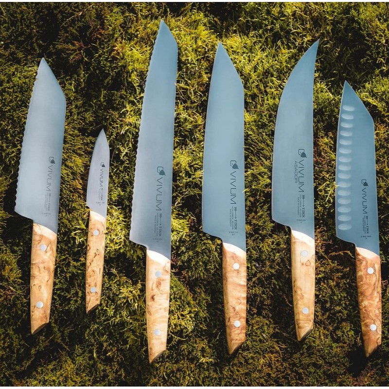 Keukenmes VIVUM 10 cm, staal, bruin, F.DICK