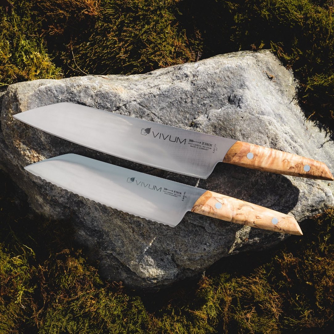 Universeel mes VIVUM 18 cm, staal, bruin, F.DICK