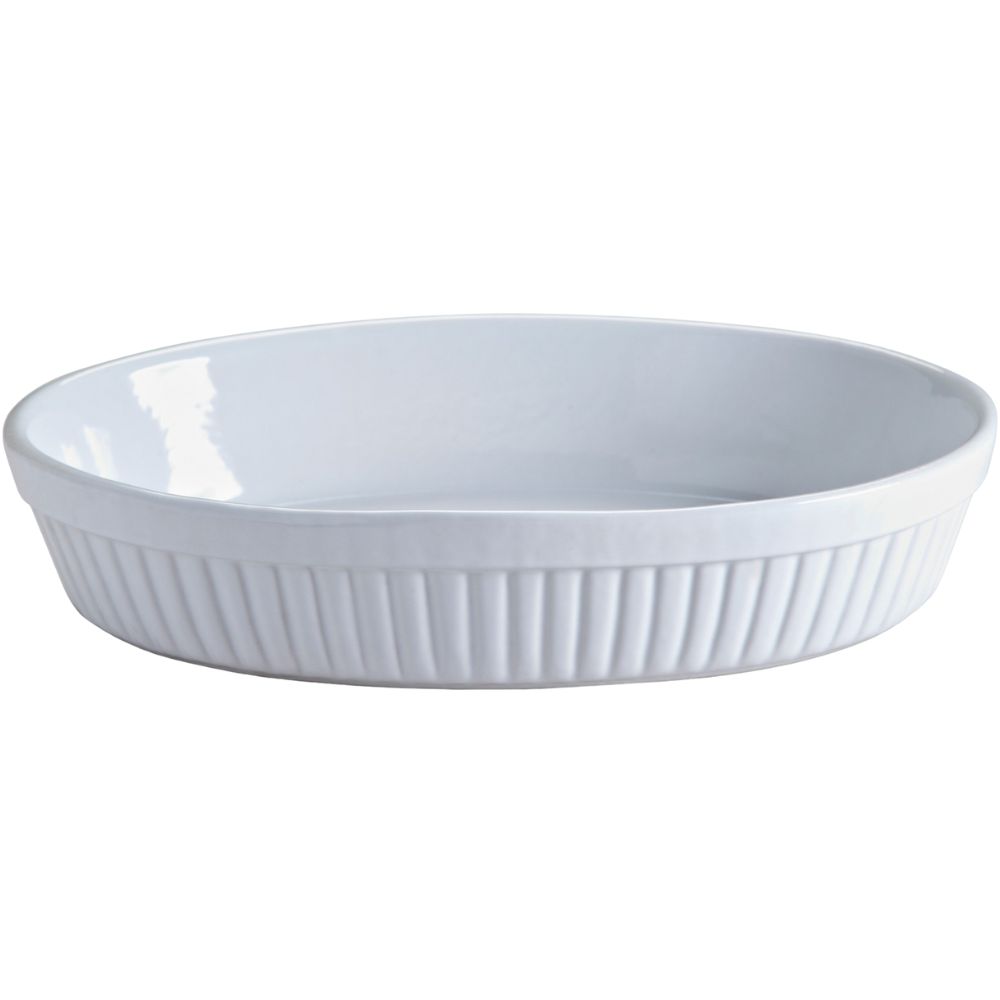 Ovenschaal CLASSIC 28 cm, ovaal, wit, keramiek, Mason Cash