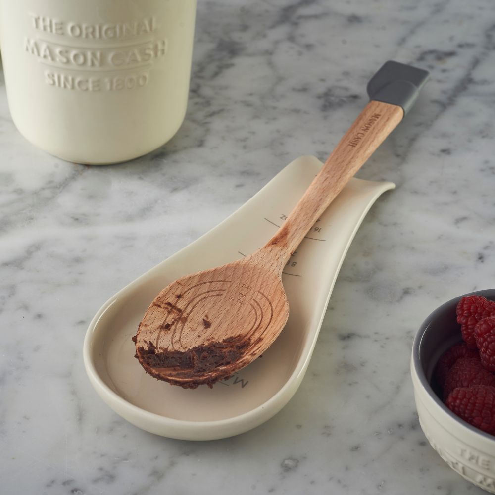 Keukenlepelsteun INNOVATIVE KITCHEN 25 cm, crème, keramiek, Mason Cash