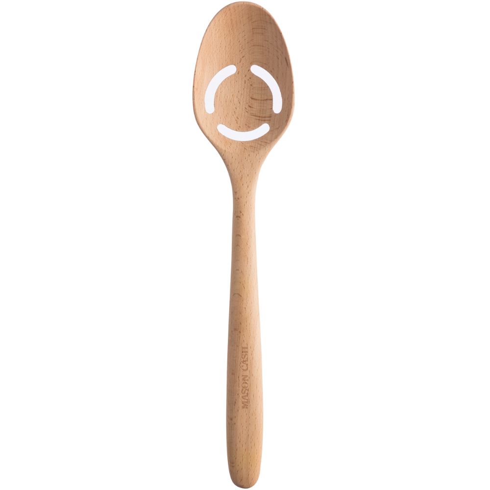 Pollepel met sleuven INNOVATIVE KITCHEN 33 cm, bruin, hout, Mason Cash