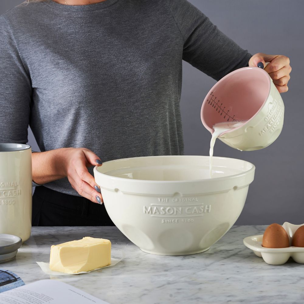 Maatbeker INNOVATIVE KITCHEN 1 l, crème, keramiek, Mason Cash