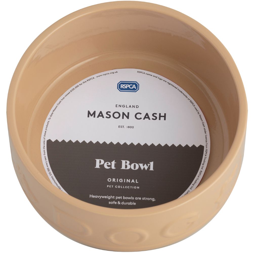 Hondenvoerbak PETWARE CANE 20 cm, kaneel, keramiek, Mason Cash