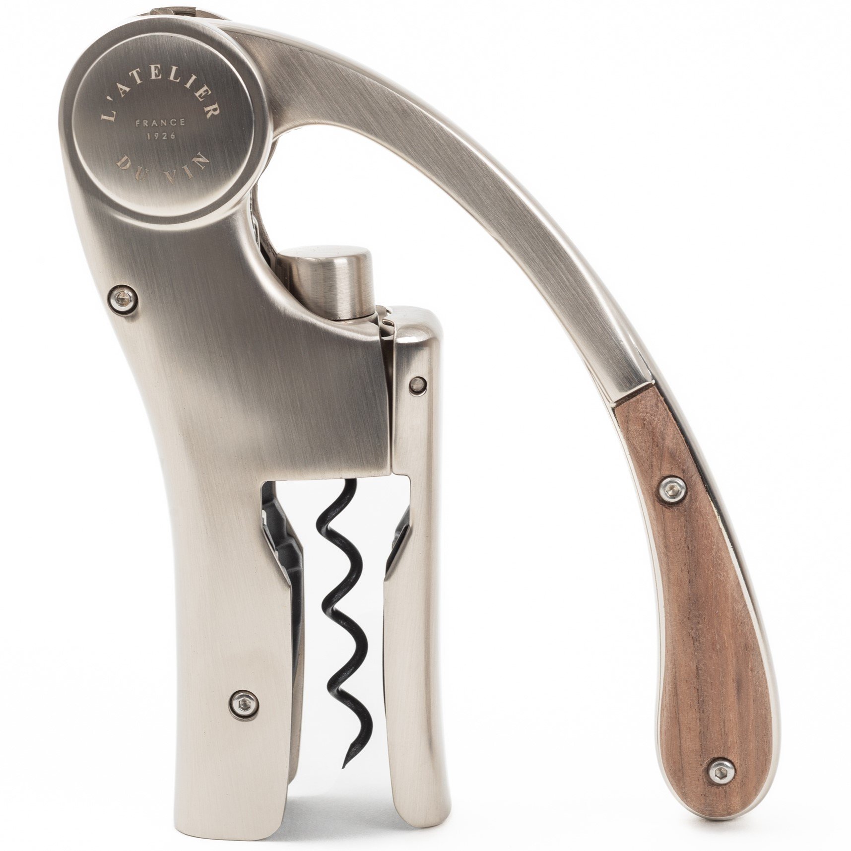 Hefboomkurkentrekker OENO MOTION, zilver, L