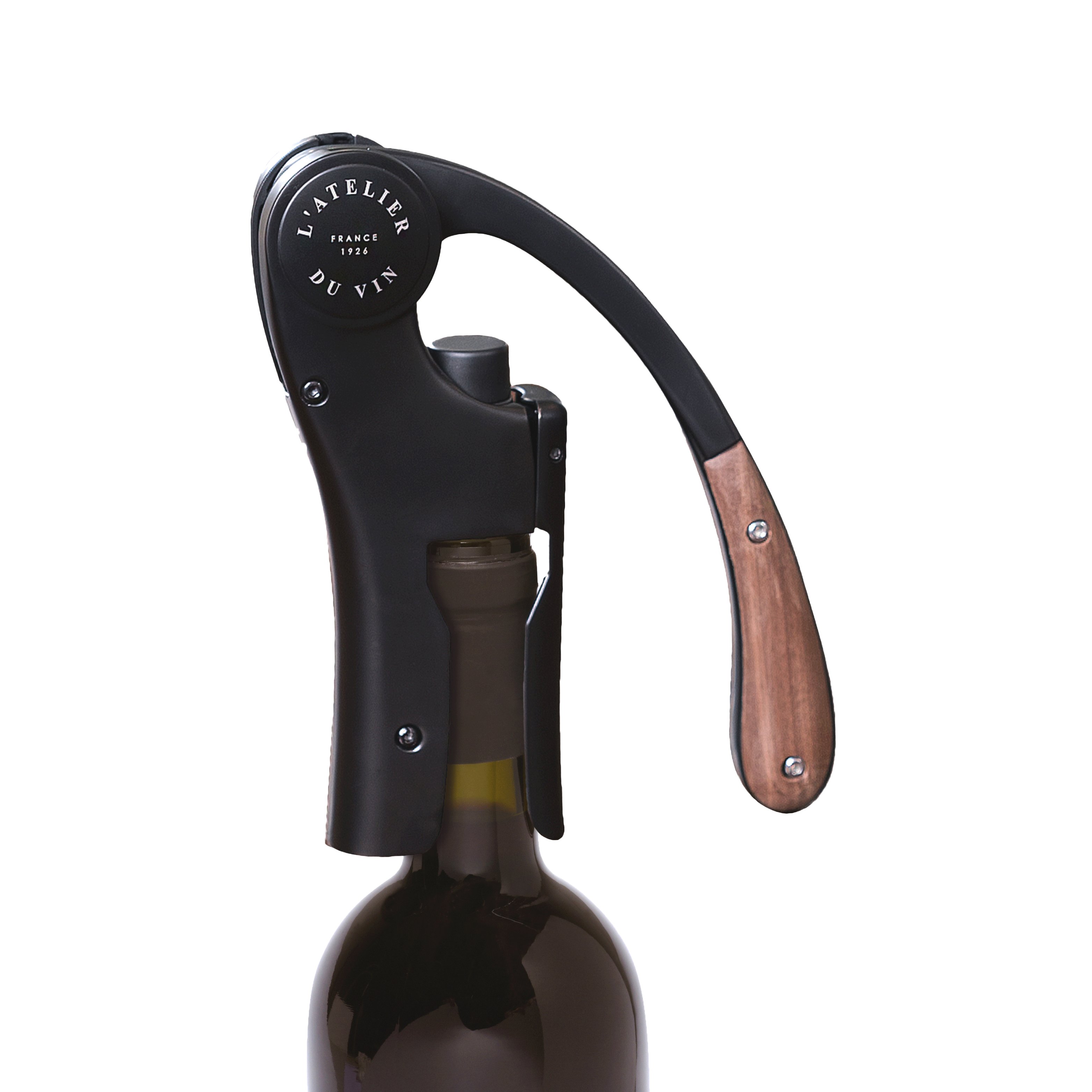 Hefboomkurkentrekker OENO MOTION, zwart, L