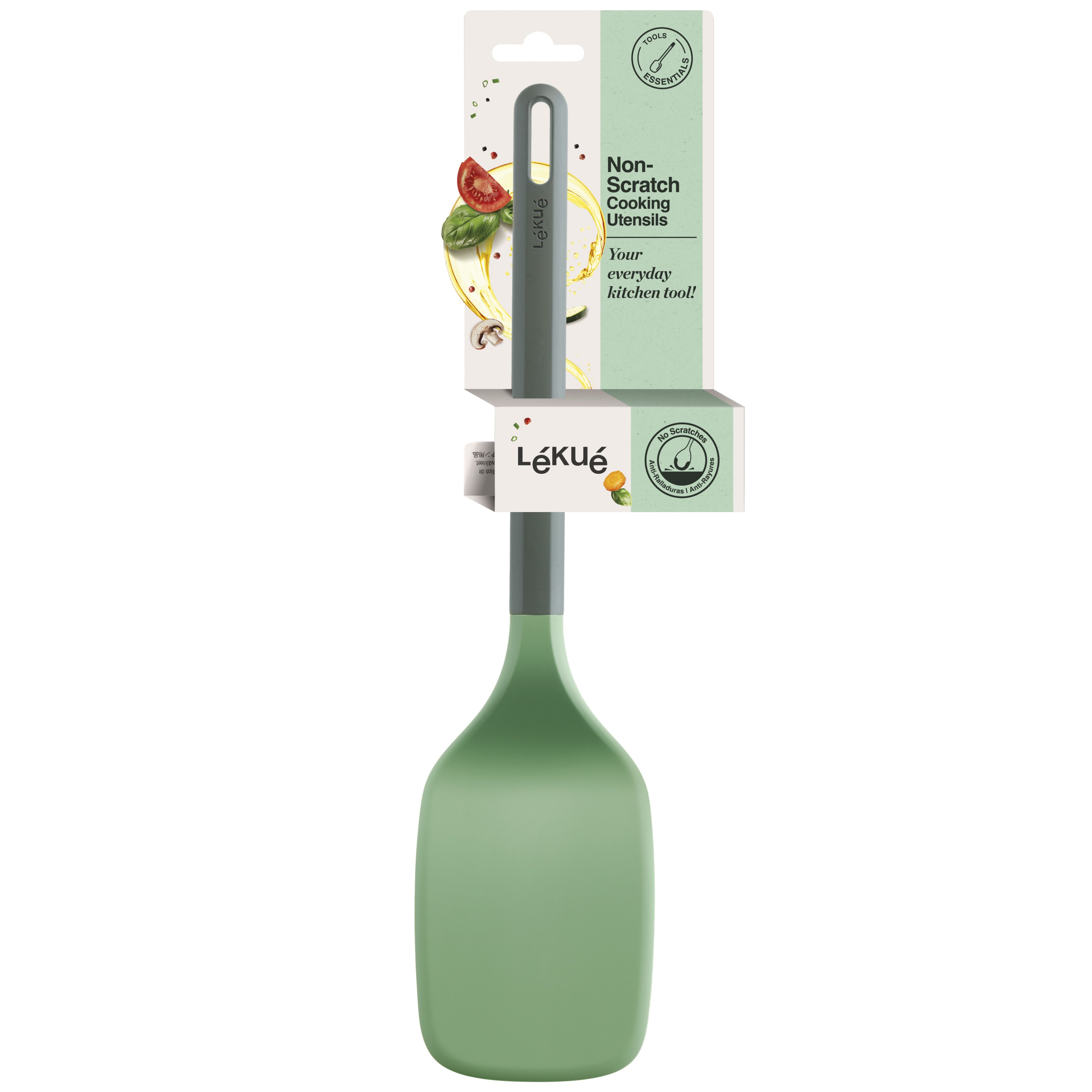 Bakspaan 36 cm, groen, silicone, Lékué
