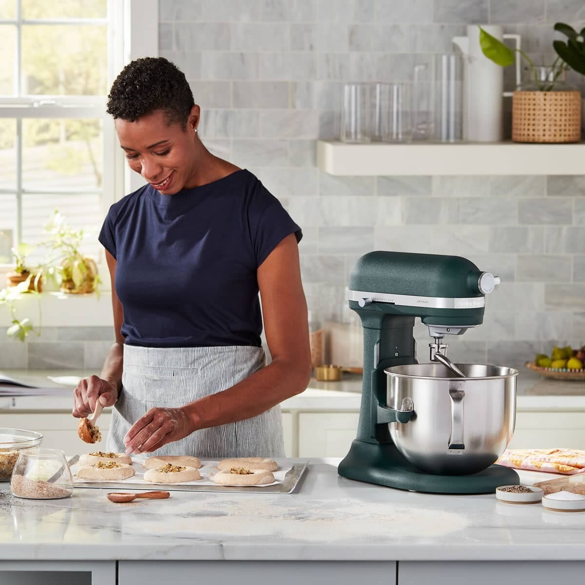 Keukenmachine ARTISAN 5KSM70SHX 6,6 l, flessengroen, KitchenAid