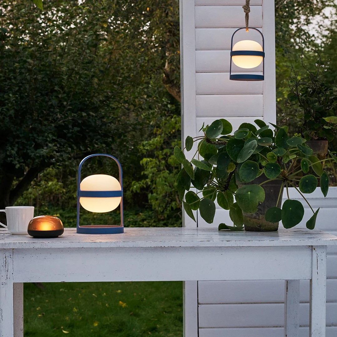 Draagbare tafellamp SOFT SPOT 25 cm, LED, hemelsblauw, Rosendahl