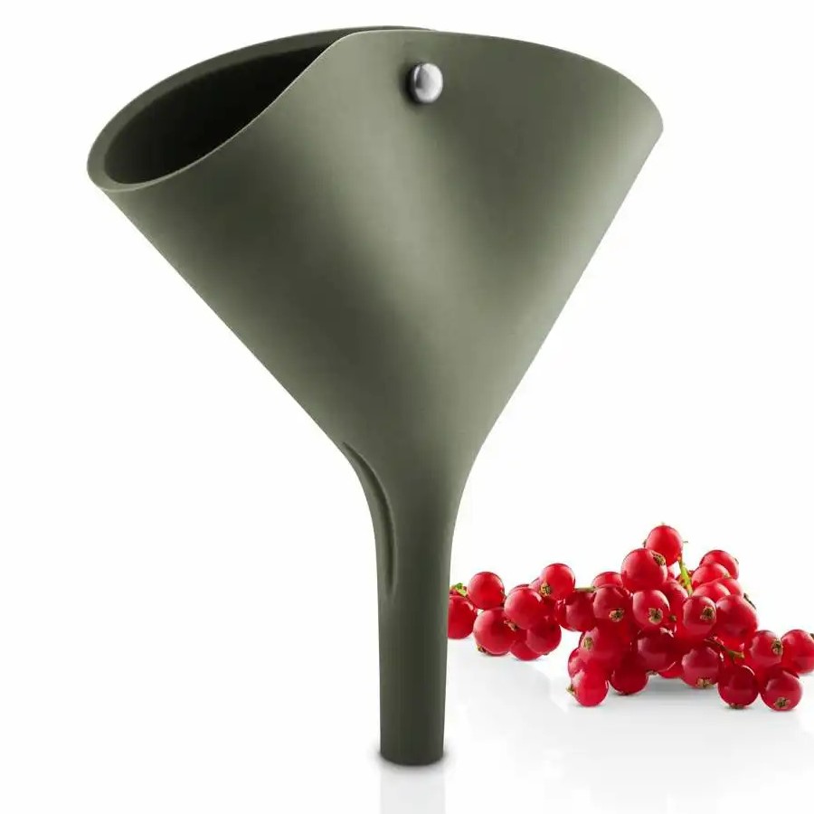 Keukentrechter GREEN TOOLS 15 cm, groen, silicone, Eva Solo