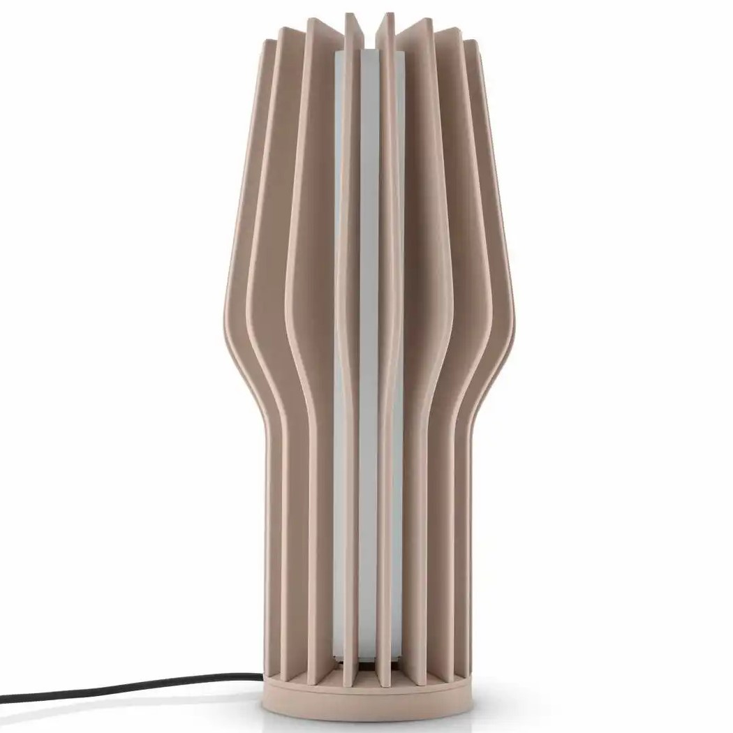 Draagbare tafellamp RADIANT 25 cm, LED, parelbeige, kunststof, Eva Solo