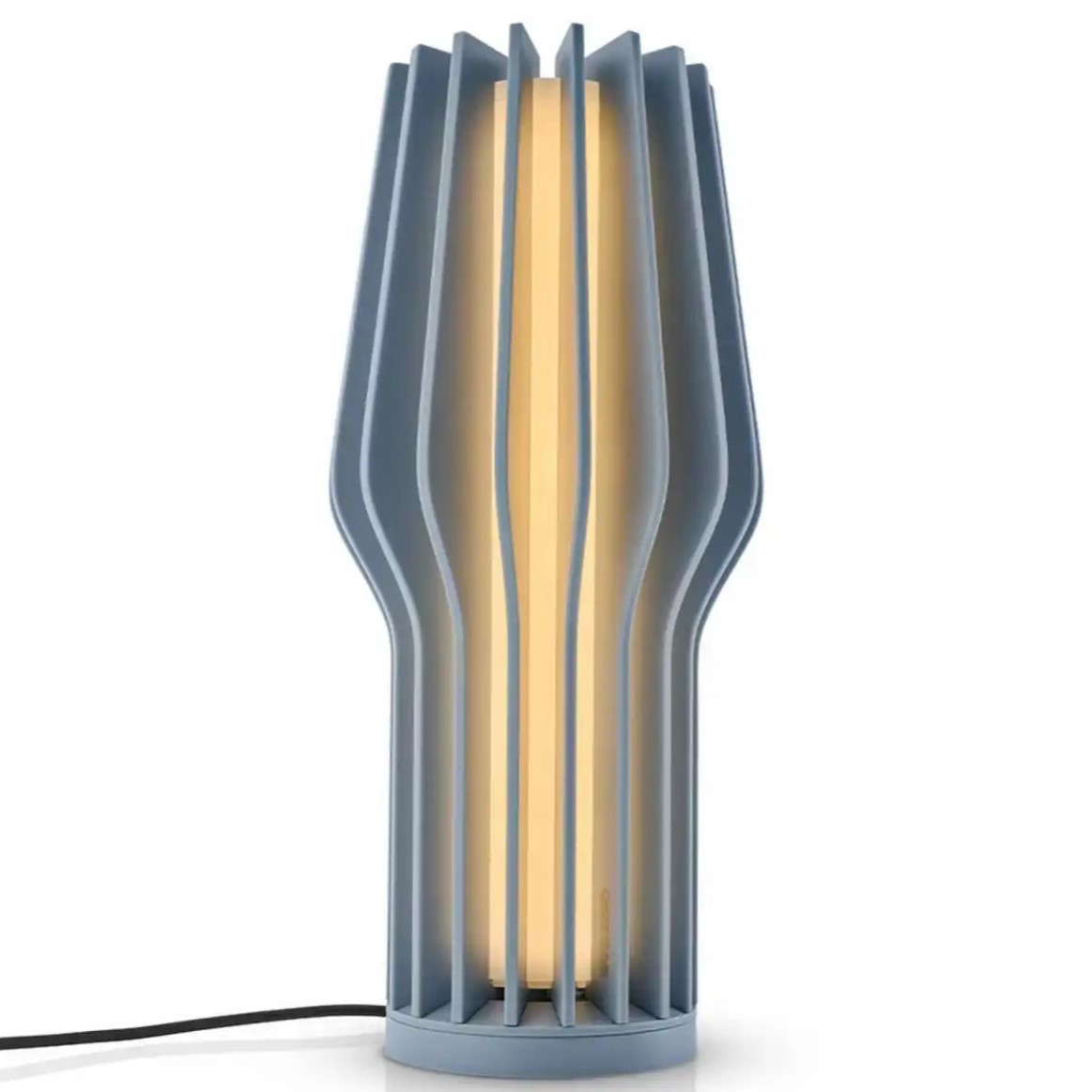Draagbare tafellamp RADIANT 25 cm, LED, stofblauw, kunststof, Eva Solo