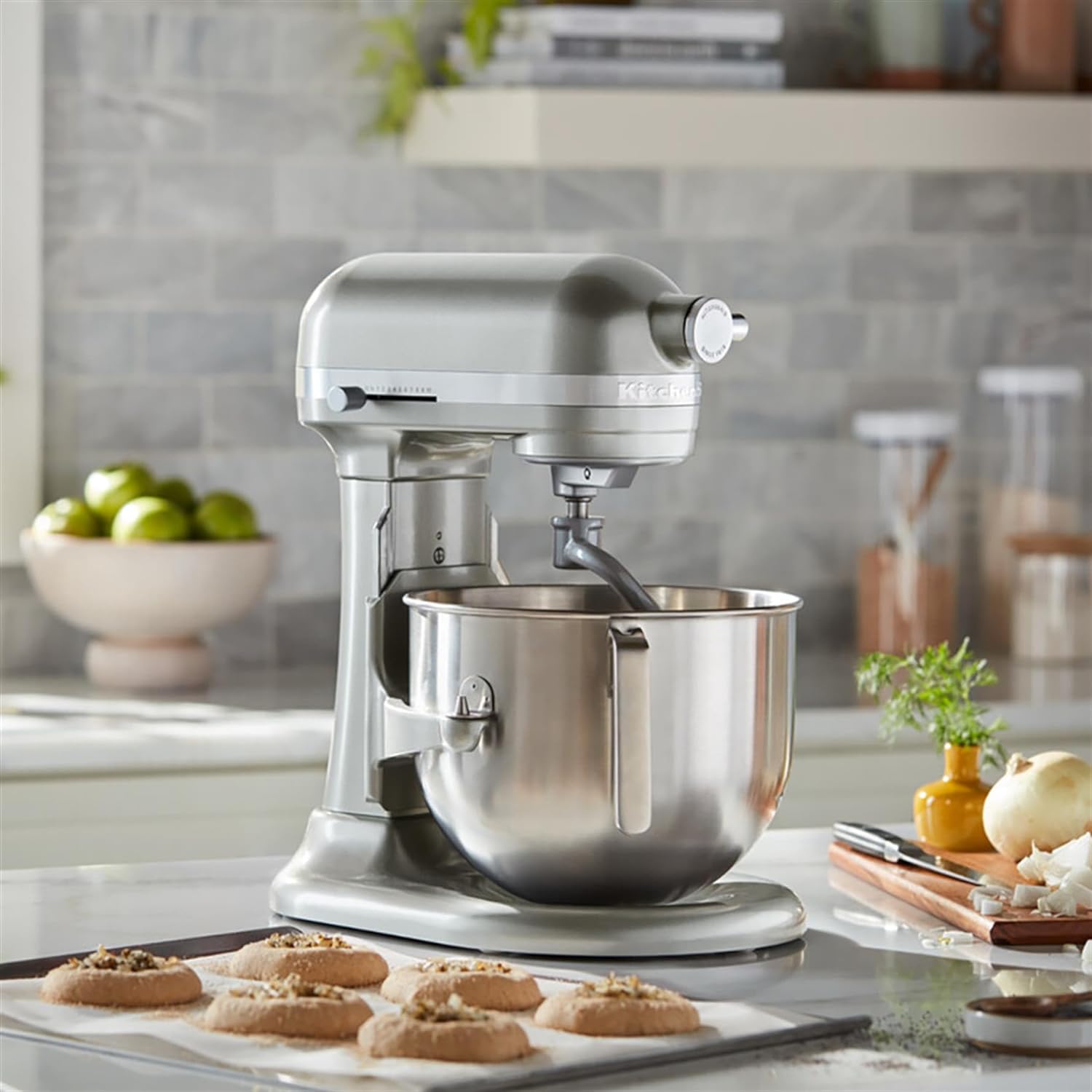 Keukenmachine HEAVY DUTY 5KSM70JPX 6,6 l, zilver, KitchenAid