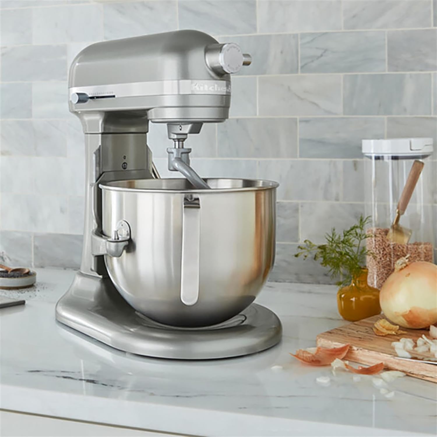 Keukenmachine HEAVY DUTY 5KSM70JPX 6,6 l, zilver, KitchenAid