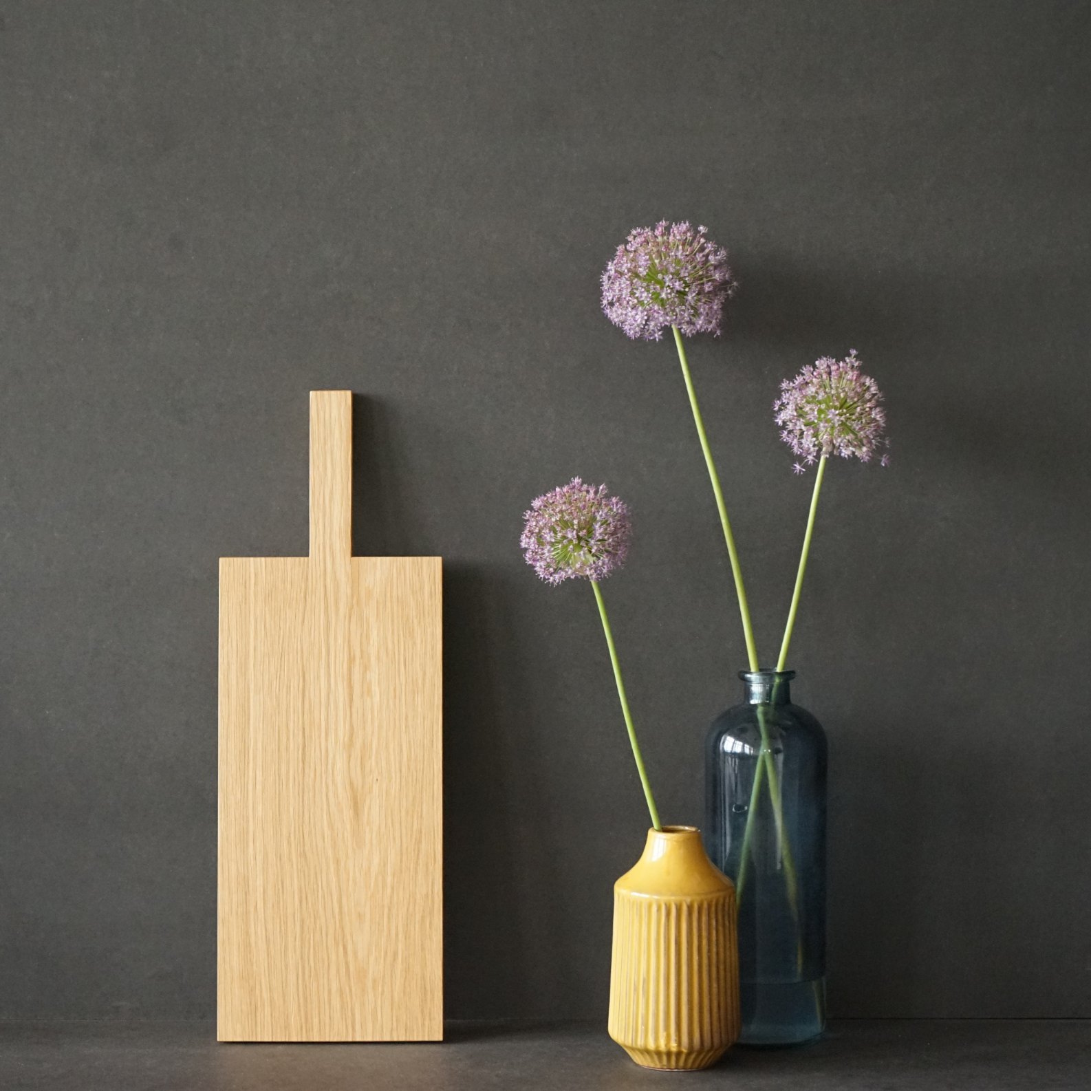 Snij- en serveerplank PURE 43 x 13,5 cm, eikenhout, Jack & Lucy