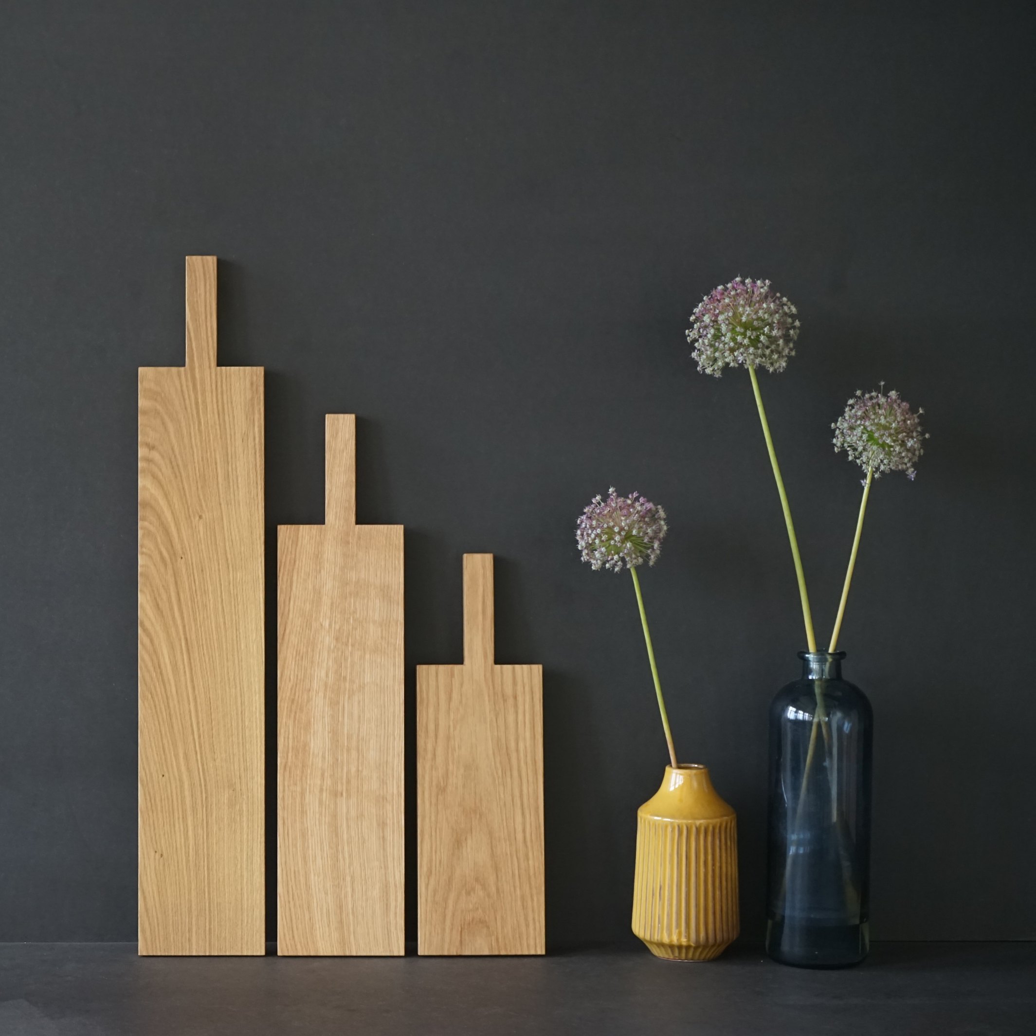 Snij- en serveerplank PURE 43 x 13,5 cm, eikenhout, Jack & Lucy