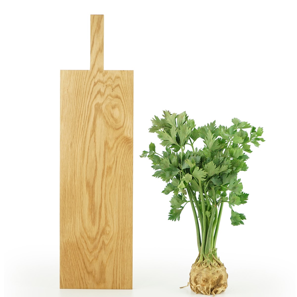 Snij- en serveerplank PURE 75 x 20 cm, eikenhout, Jack & Lucy