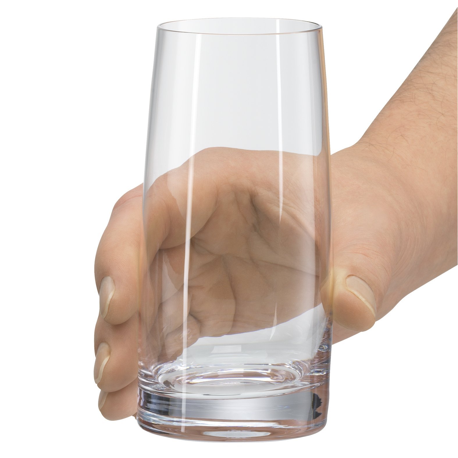 Longdrinkglazen KINEO 360 ml, set van 4 stuks, helder, glas, WMF