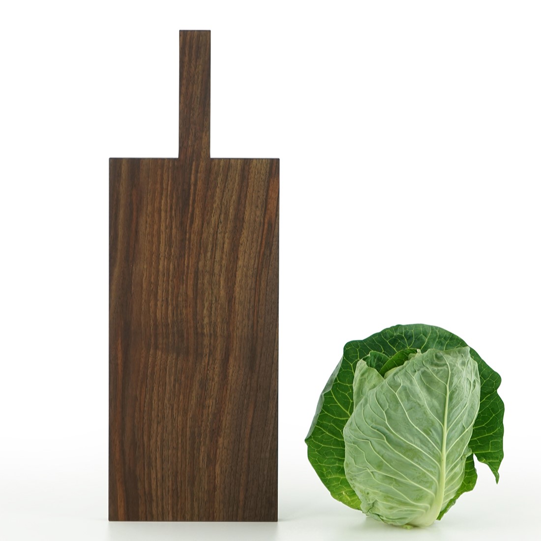 Snij- en serveerplank PURE 58 x 20 cm, walnoothout, Jack & Lucy