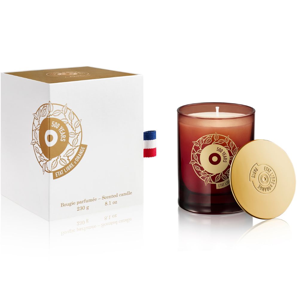 Geurkaars 500 YEARS 230 g, Etat Libre d