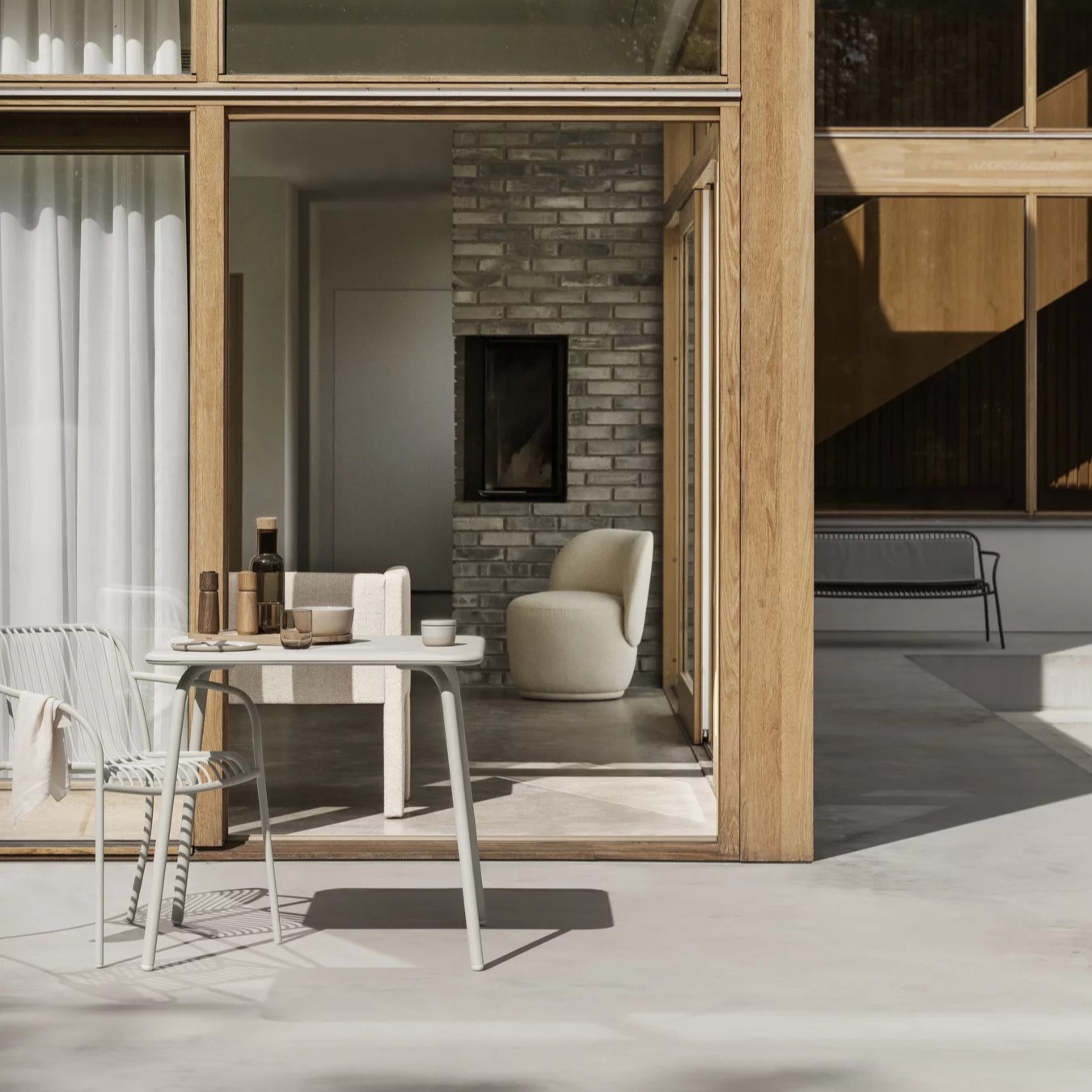 Waterkaraf 1 l, rook, glas, Blomus