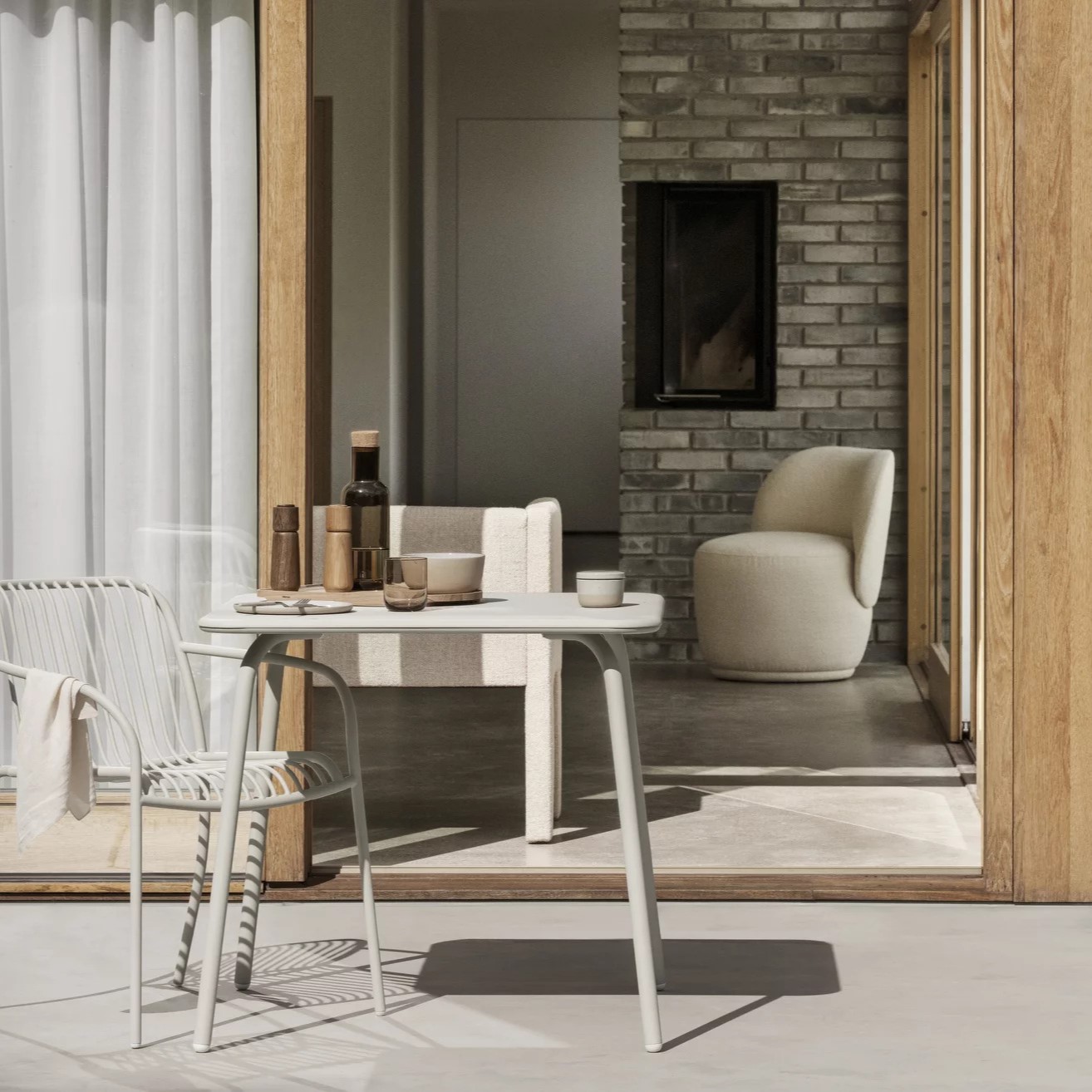 Waterkaraf 1 l, rook, glas, Blomus