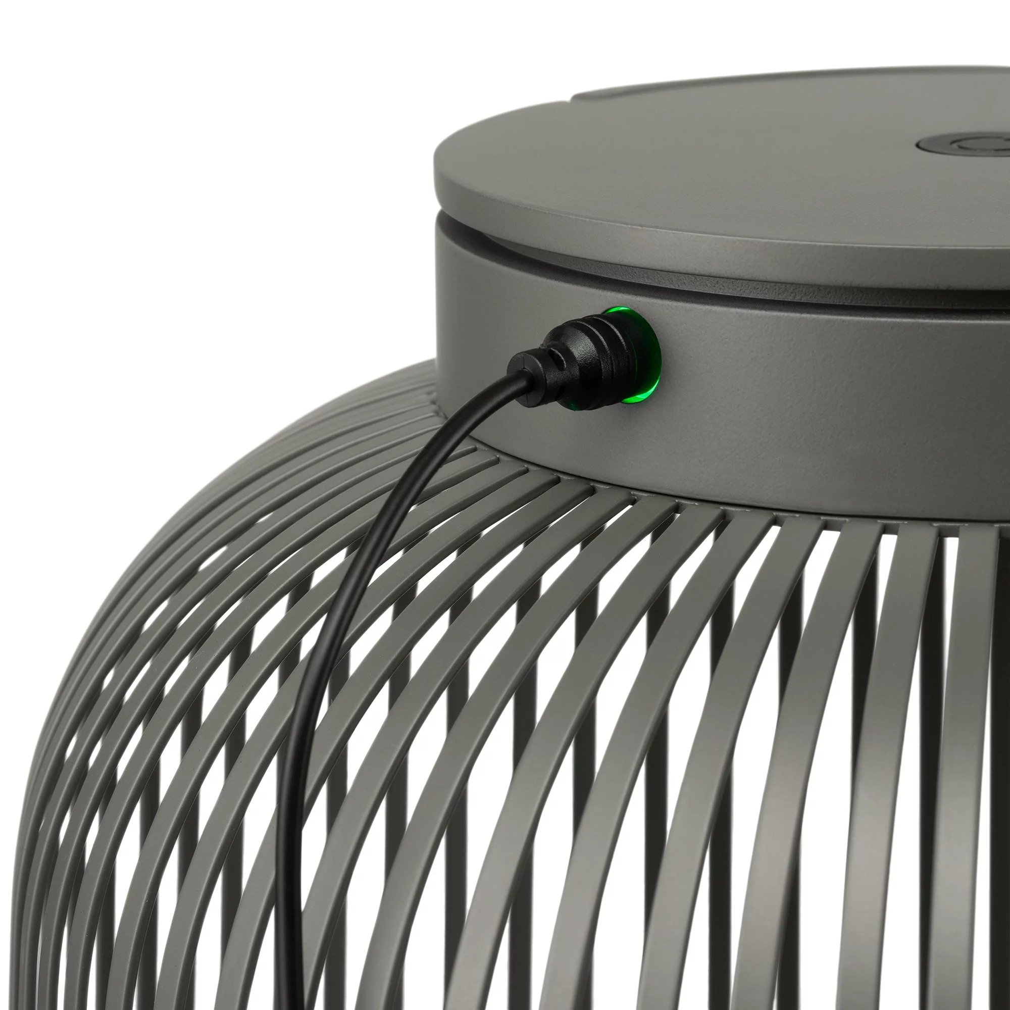 Draagbare tafellamp LITO M 30,5 cm, LED, granietgrijs, staal, Blomus