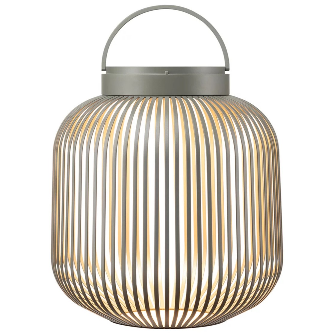 Draagbare tafellamp LITO M 30,5 cm, LED, granietgrijs, staal, Blomus