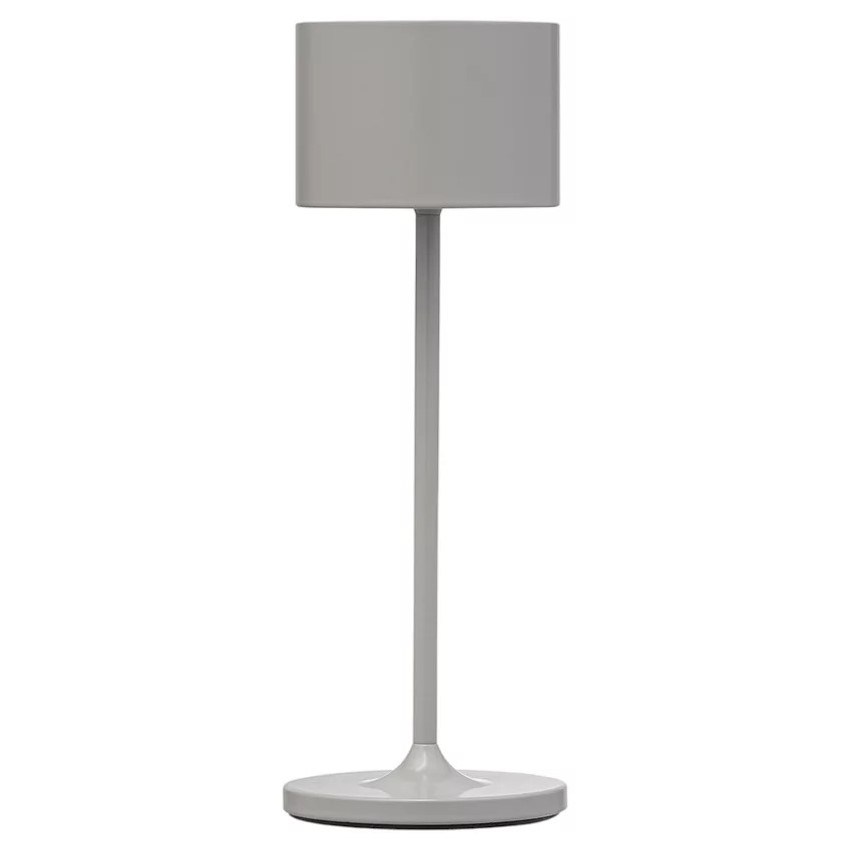 Draagbare tafellamp FAROL MINI 19,5 cm, LED, wit, satelietgrijs, Blomus