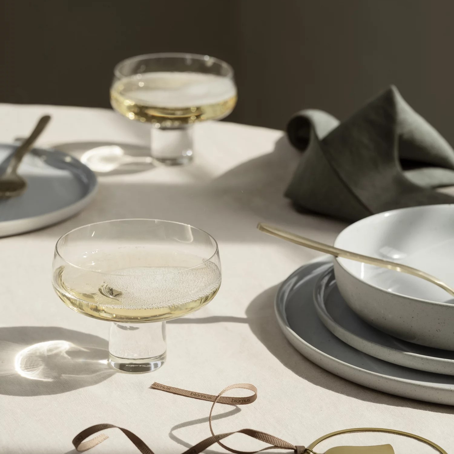 Champagneglas KOYOI 100 ml, helder, glas, Blomus