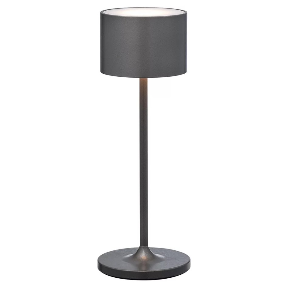 Draagbare tafellamp FAROL MINI 19,5 cm, LED, brons, aluminium, Blomus