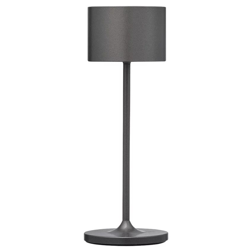 Draagbare tafellamp FAROL MINI 19,5 cm, LED, brons, aluminium, Blomus