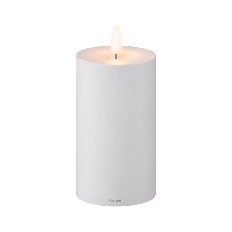Bureaulamp NOCA 12,5 cm, LED, lichtgrijs, kunststof, Blomus