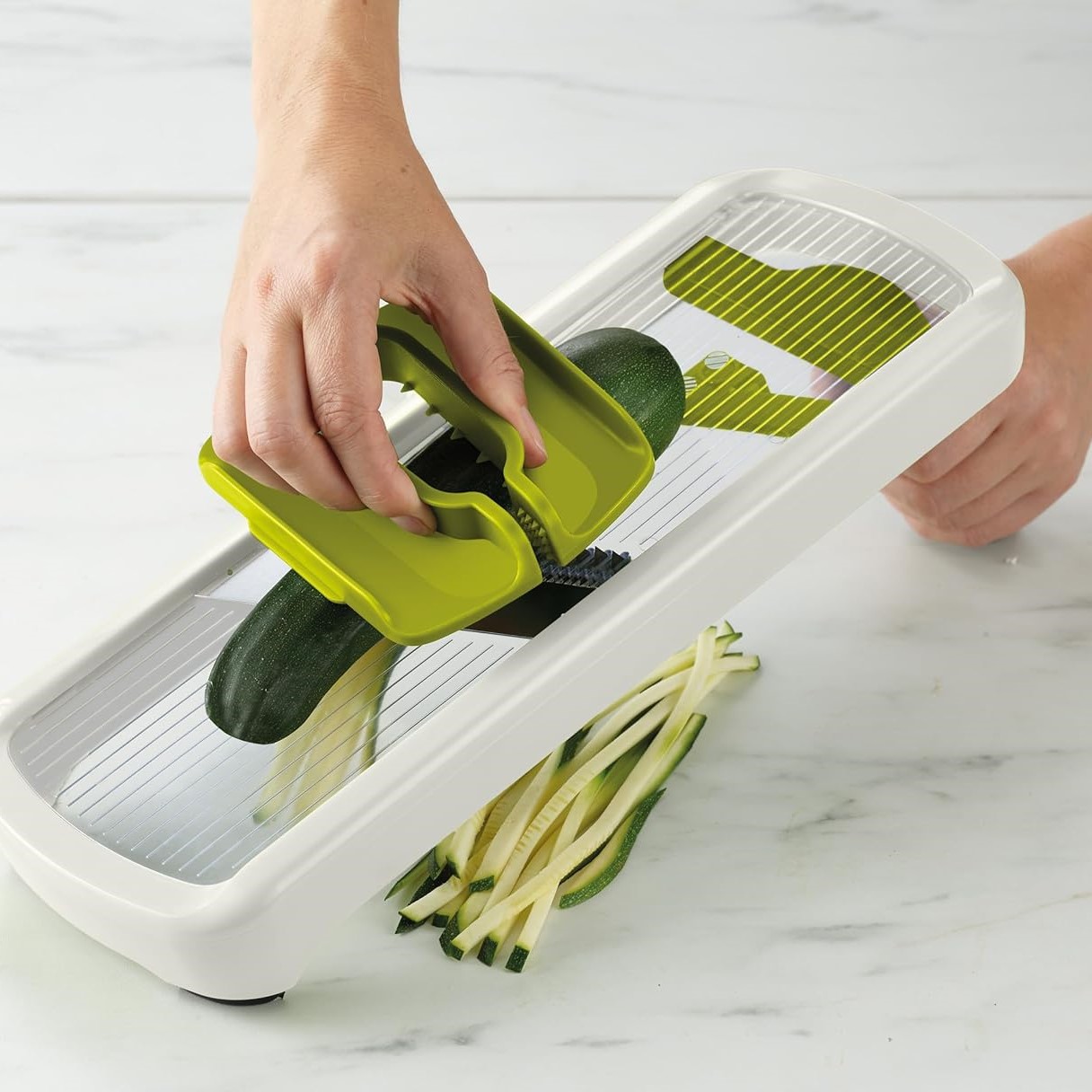Mandoline MULTI-GRIP PLUS 20186 38 cm, wit, kunststof, Joseph Joseph