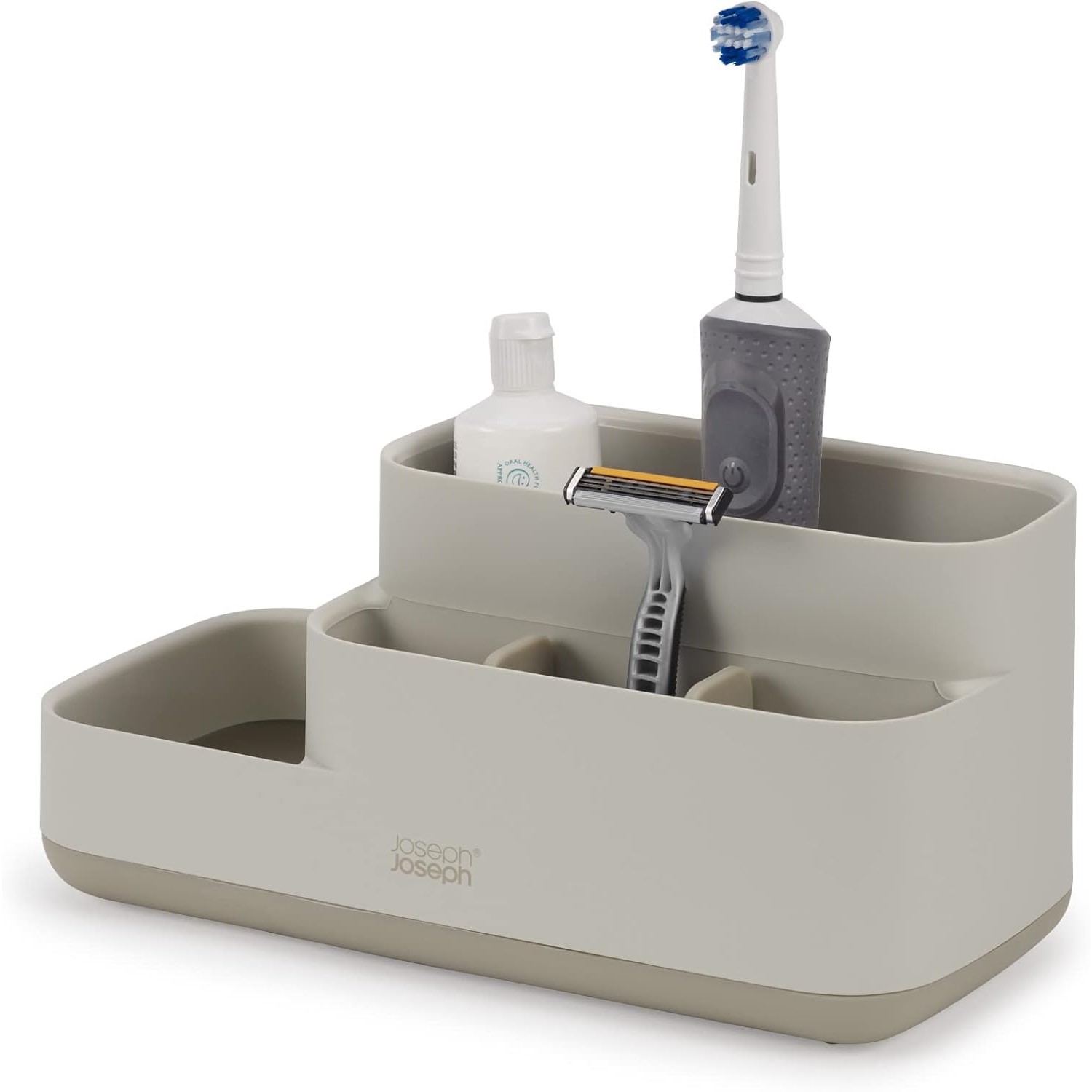 Badkamerorganizer EASYSTORE 70576 25 cm, ecru, kunststof, Joseph Joseph
