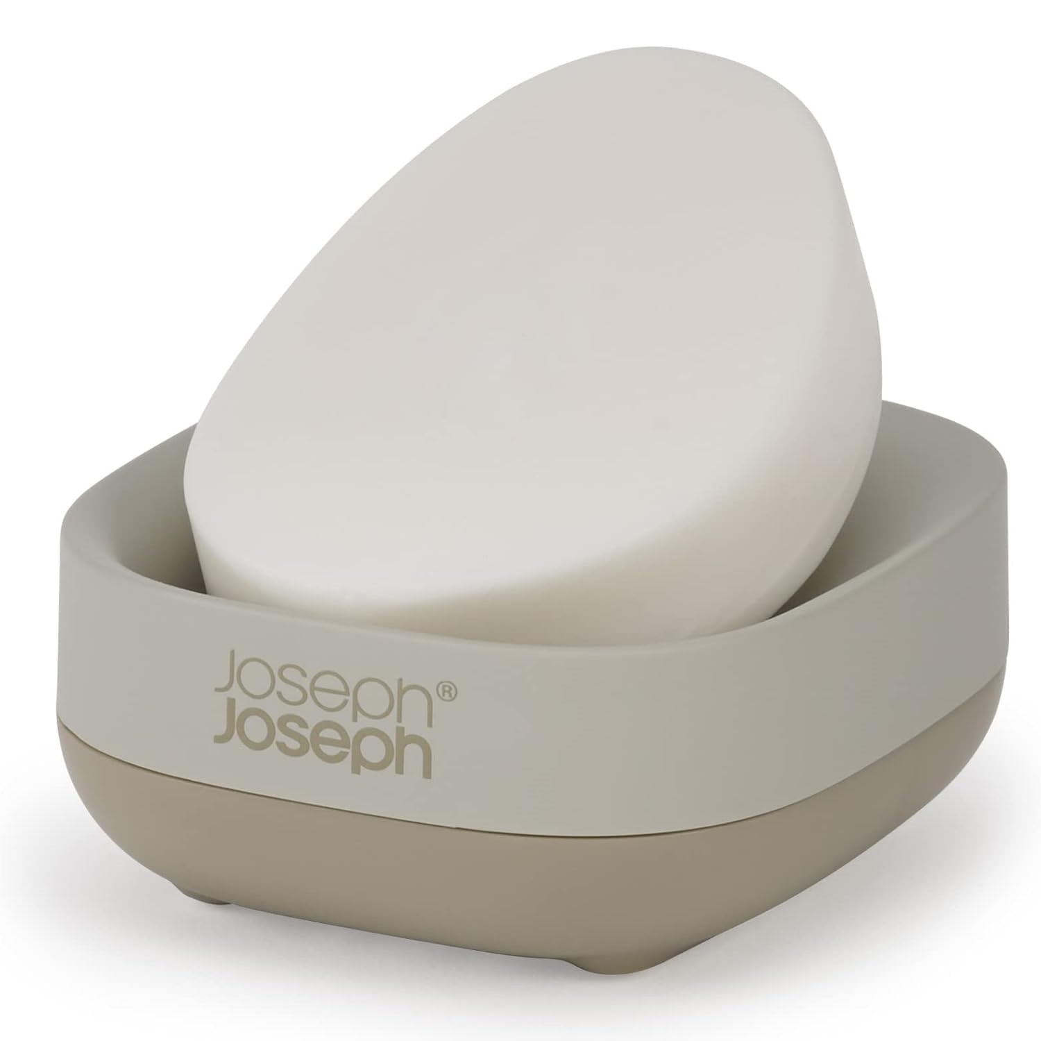 Zeepbakje SLIM 70577 8 cm, ecru, kunststof, Joseph Joseph
