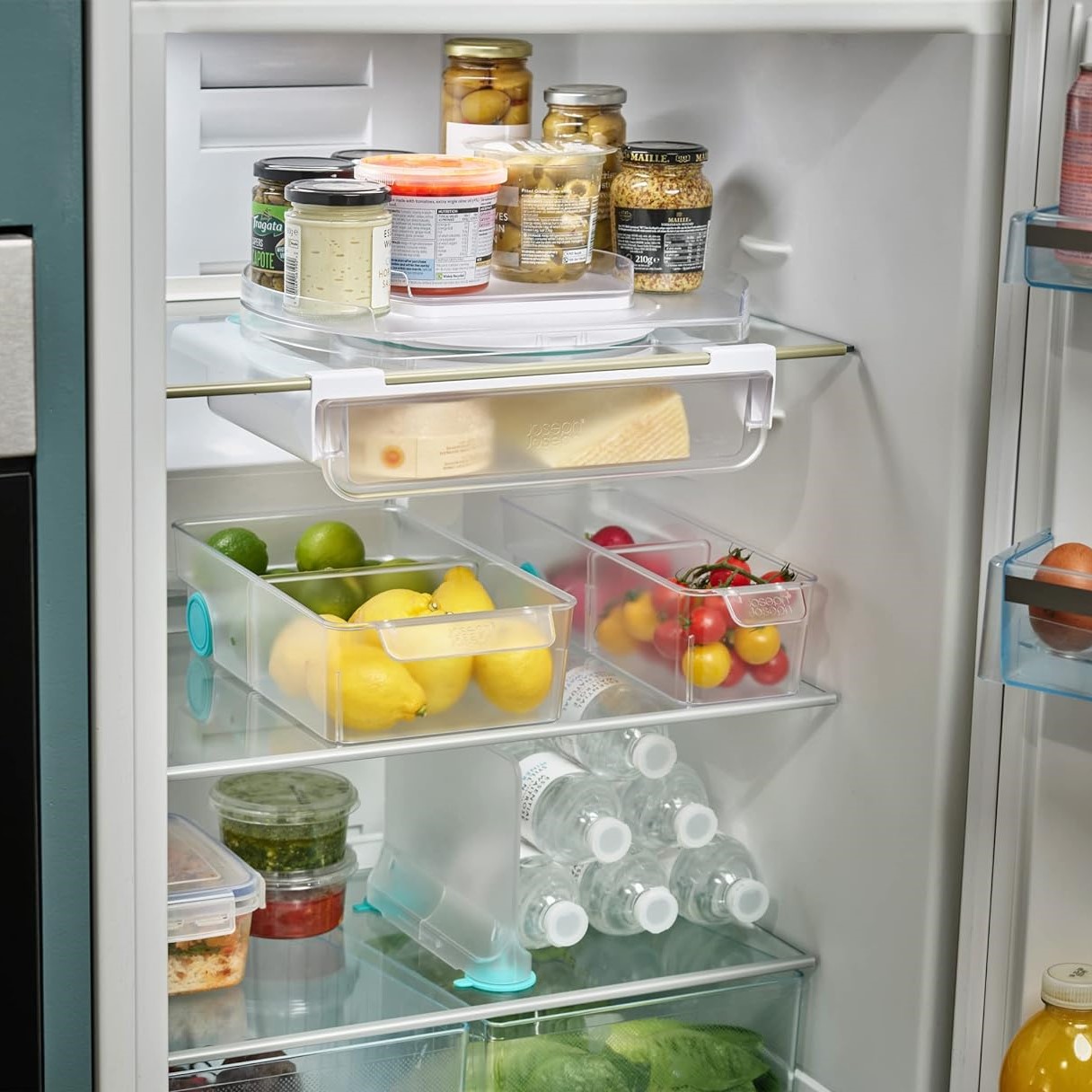 Koelkastorganizer FRIDGESTORE 851664 31 cm, wit, kunststof, Joseph Joseph