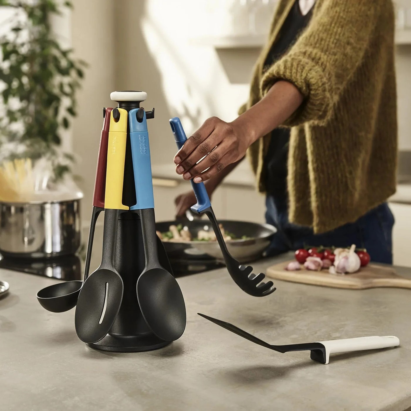 Keukengerei (set) ELEVATE 10544, 6-delig, met houder, kunststof, Joseph Joseph