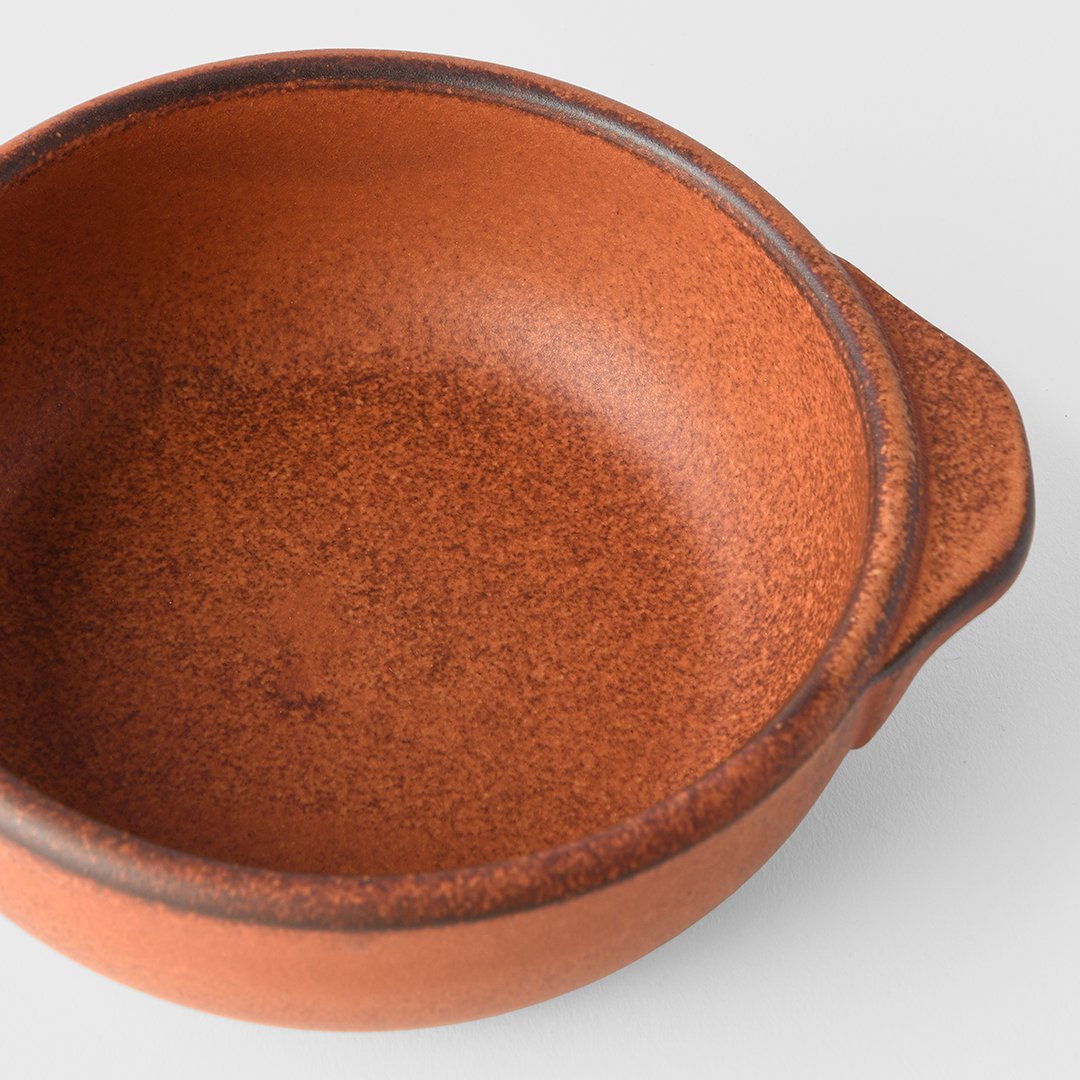 Ovenschaal DONABE 15 cm, oranje, keramiek, MIJ