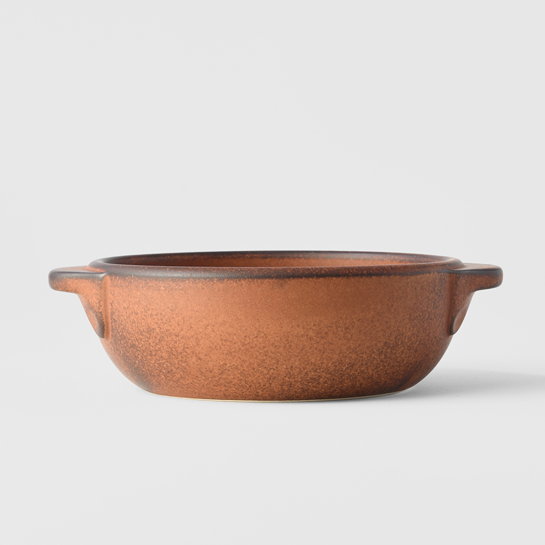 Ovenschaal DONABE 15 cm, oranje, keramiek, MIJ