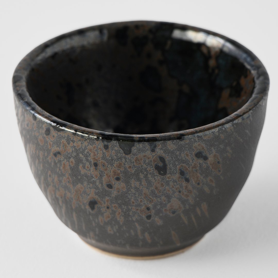 Sake-kopje 30 ml, zwart, keramiek, MIJ